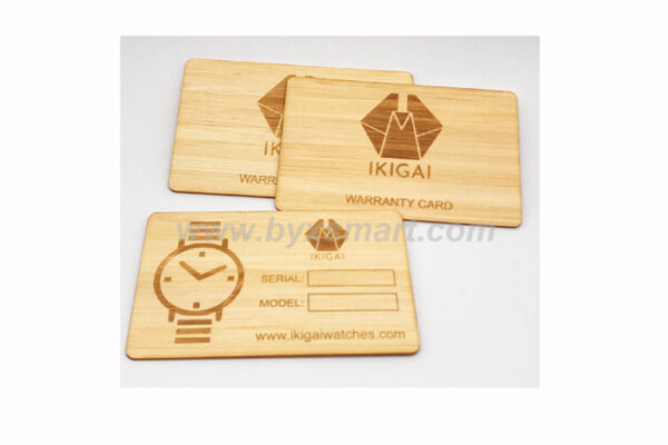 Wooden RFID card