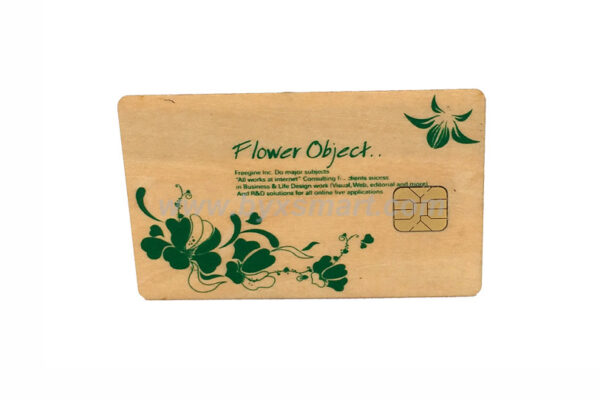 Customized Contact Wood Card
