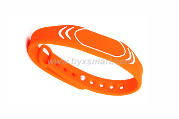 Adjustable RFID Silicone Wristbands