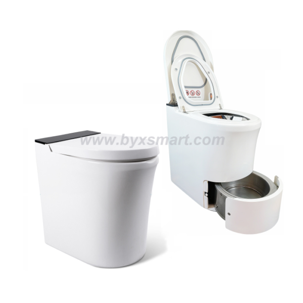 Auto-clean Toilet with Incineration Waterless supply type
